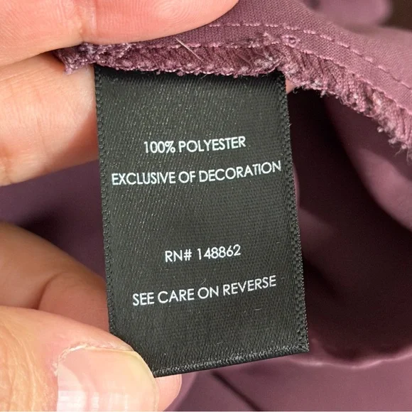 Torrid 2X Burgundy Sleeveless Lace Trim Blouse Top - Picture 9 of 11